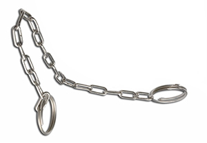 300 Mm stainless steel chain-P/Racords Tw [ MTL - Lusogomma ]