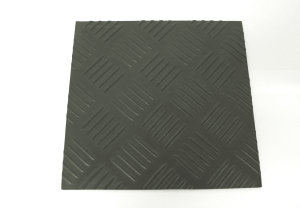 Checker rug Dielectrico grey (l-1400) [ MTL - Lusogomma ]