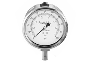Glycerine pressure gauges Dn 100 [ MTL - Lusogomma ]
