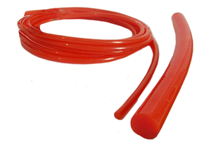 Red Nylon Rod. PA6 [ MTL - Lusogomma ]
