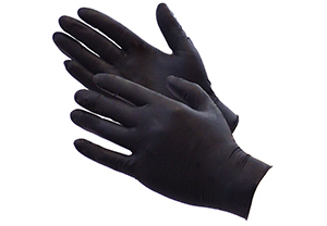 Extra Black Latex Gloves [ MTL - Lusogomma ]