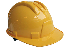 Pvc protective helmet (certif.) [ MTL - Lusogomma ]