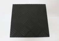 Rubber Sheet Checker Black - MTL - Lusogomma