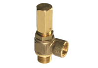 Safety valve (Square) S/m Brass - MTL - Lusogomma
