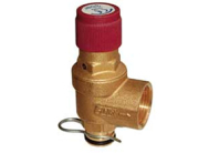 Safety valve (Square) S/t Brass - MTL - Lusogomma