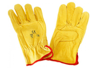 Boss Type Leather Gloves (Yellow) - MTL - Lusogomma